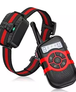 Lalolee Bark Collar for Medium Dogs, 1 Receiver IPX7 Waterproof Shock Collars, 3 Training Modes, Beep Vibration and Shock, Electric Dog Collar for Small Medium Large Dogs