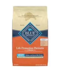 Blue Buffalo Life Protection Formula Natural Adult Large Breed Dry Dog Food, Chicken and Brown Rice 30-lb