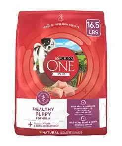 Purina ONE Plus Healthy Puppy Formula High Protein Natural Dry Puppy Food With added vitamins, Minerals And Nutrients – 16.5 lb. Bag