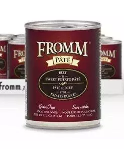 Fromm Beef & Sweet Potato Pate Dog Food – Premium Wet Dog Food – Beef Recipe – Case of 12 Cans