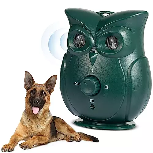 RALfos  Anti Barking Device, Ultrasonic Dog Bark Control Devices with Adjustable Ultrasonic Level Control, Stop Dog Bark Deterrents 55FT Range Outdoor Indoor