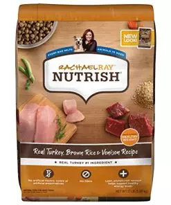 Rachael Ray Nutrish Dry Dog Food, Turkey, Brown Rice & Venison Recipe for Weight Management, 13 Pounds