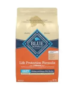 Blue Buffalo Life Protection Formula Natural Adult Large Breed Dry Dog Food, Chicken and Brown Rice 34-lb