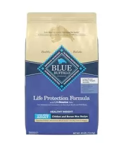 Blue Buffalo Life Protection Formula Natural Adult Large Breed Healthy Weight Dry Dog Food, Chicken and Brown Rice 30-lb