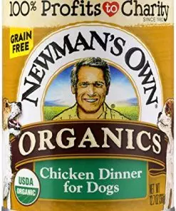 Newman’s Own Organics Chicken Dinner For Dogs, 12.7-Oz (Pack Of 12)