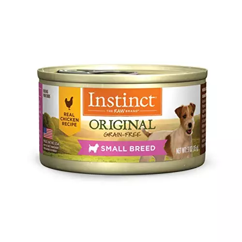 Instinct Original Small Breed Grain Free Real Chicken Recipe Natural Wet Canned Dog Food, 3 oz. Cans (Pack of 24)