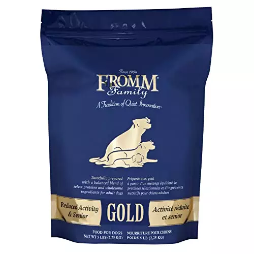 Fromm Gold Nutritionals Senior Dry Dog Food, 5-Pound Bag