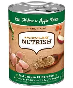 Rachael Ray Nutrish Premium Pate Wet Dog Food, Chicken & Apple, 13 Ounce Can (Pack of 12)