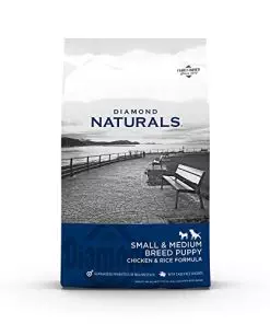 Diamond Naturals Small Breed Puppy Real Chicken Recipe High Protein Dry Dog Food 18 Pound (Pack of 1)