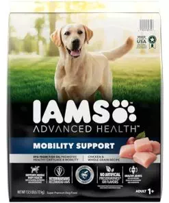 IAMS Advanced Health Mobility Support Chicken and Whole Grain Recipe Adult Dry Dog Food, 13.5 lb. Bag