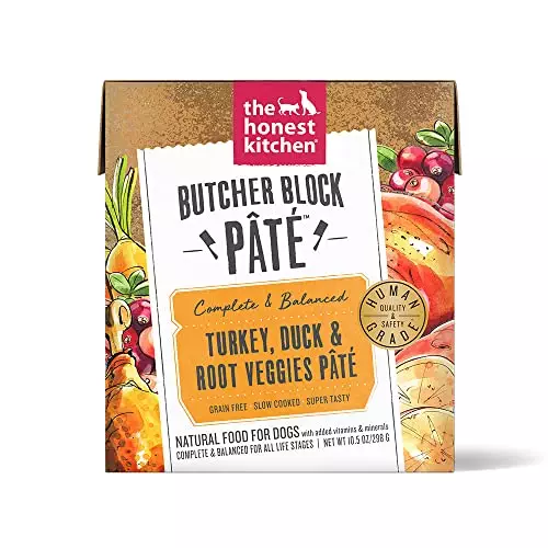 The Honest Kitchen Butcher Block Pate Turkey, Duck & Root Veggies Wet Dog Food, 10.5 oz