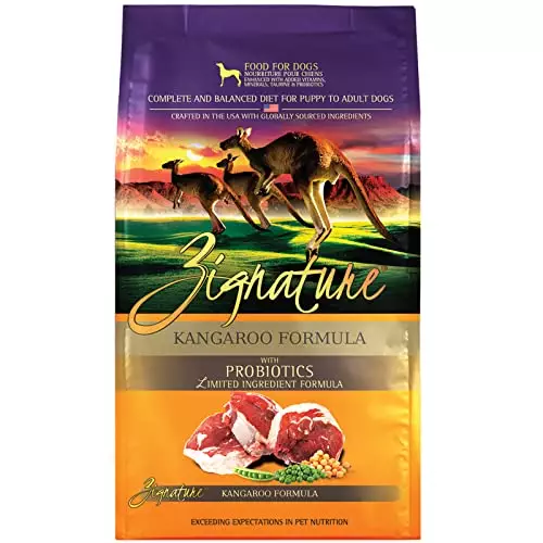 Zignature, Kangaroo Limited Ingredient Formula Grain-Free Dry Dog Food, 25-lb