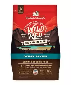 Stella & Chewy’s Wild Red Dry Dog Food Raw Coated High Protein Grain & Legume Free Ocean Recipe, 3.5 lb. Bag