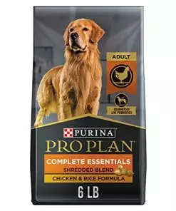 Purina Pro Plan High Protein Dog Food With Probiotics for Dogs, Shredded Blend Chicken & Rice Formula – 6 lb. Bag