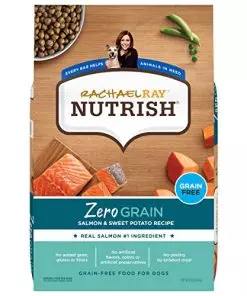 Rachael Ray Nutrish Zero Grain Dry Dog Food, Salmon & Sweet Potato Recipe, 23 Pounds