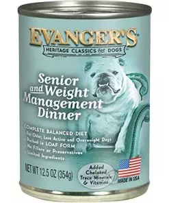 Evanger’s Heritage Classics Senior & Weight Management for Dogs – 12, 12.5 oz Cans