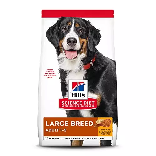 Hill’s Science Diet Adult Large Breed Dry Dog Food- Shippable Frustration Free Packaging Box, Chicken & Barley Recipe, 35 lb. Bag