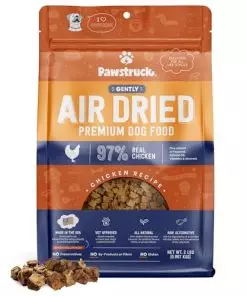 Pawstruck All Natural Air Dried Dog Food w/Real Chicken – Grain Free, Made in USA, Non-GMO & Vet Recommended – High Protein Limited Ingredient Wholesome Full-Feed – for All Breeds & Ages – 2lb Bag