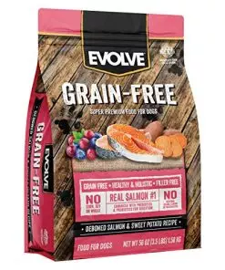 Evolve Grain Free Deboned Salmon and Sweet Potato Recipe Dog Food, 3.5lb