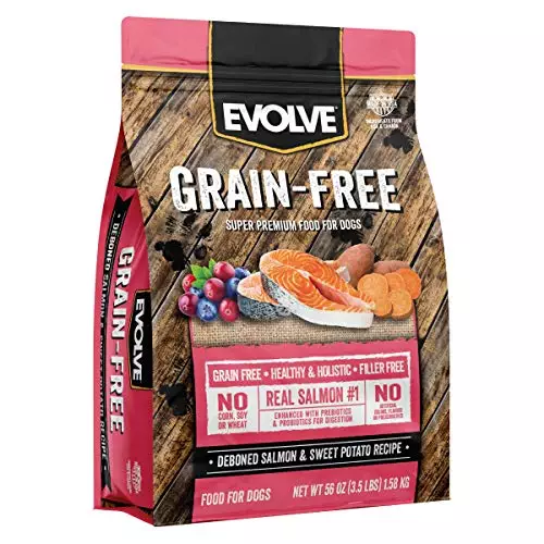 Evolve Grain Free Deboned Salmon and Sweet Potato Recipe Dog Food, 3.5lb