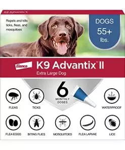 K9 Advantix II XL Dog Vet-Recommended Flea, Tick & Mosquito Treatment & Prevention | Dogs Over 55 lbs. | 6-Mo Supply