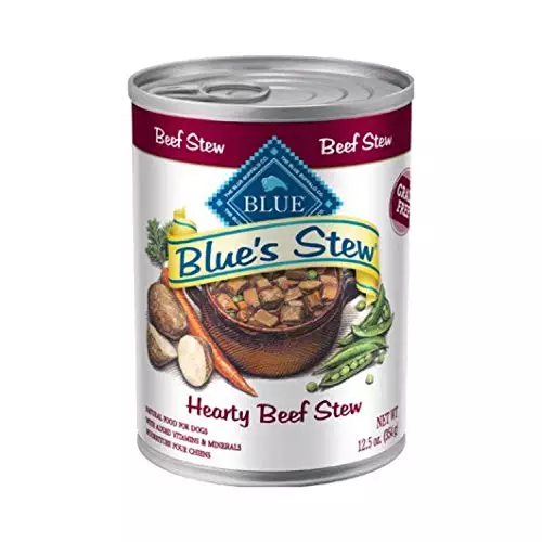 Blue Buffalo Blue’s Stew Wet Dog Food, Hearty Beef Stew, 12.5 Oz Can