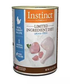 Instinct Limited Ingredient Diet Grain Free Real Turkey Recipe Natural Wet Canned Dog Food, 13.2 oz. Cans (Count of 6) Pack of 1