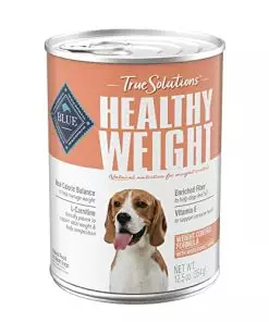 Blue Buffalo True Solutions Healthy Weight Natural Weight Control Adult Wet Dog Food, Chicken 12.5-oz cans (Pack of 12)