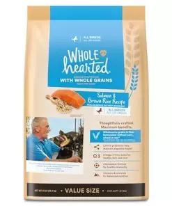 WholeHearted Whole Grains Salmon Recipe Dry Dog Food, 45 lbs.