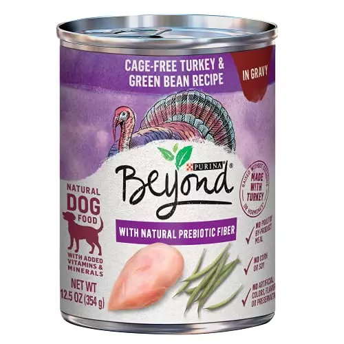 Purina Beyond Grain Free Gravy Wet Dog Food, Grain Free Turkey & Green Bean Recipe in Gravy – (12) 12.5 oz. Cans