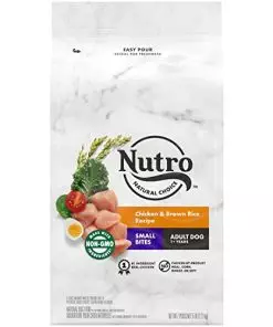 Nutro Core Dry Dog Natural Choice Adult Small Bites Dry Dog Food, Chicken & Brown Rice Recipe Dog Kibble, 5 lb. Bag