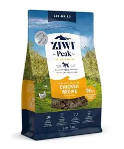 ZIWI Peak Air-Dried Dog Food – All Natural, High Protein, Grain Free and Limited Ingredient with Superfoods (Chicken, 2.2 lb)