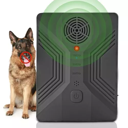 Anti Barking Device, Auto Dog Bark Deterrent Devices with 3 Adjustable Modes, Rechargeable Bark Dog Deterrent Box, Waterproof Ultrasonic Dog Barking Deterrent for Indoor Outdoor