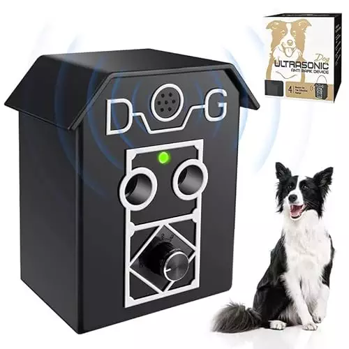 Kidstinct bubbacare Anti Barking Device, Dog Barking Control Devices with 3 Adjustable Level Up to 50 Ft, Dog Barking Deterrents with 20KHZ Ultrasonic Safe for Dogs and Humans