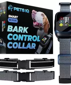 Dog Bark Collar, Dog Anti Bark Collar with New Chip with Smart Recognition of Dog’s Barking with Microprocessor, 2 Straps with Reflective for Small Medium Large Dogs