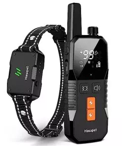 Dog Shock Collar with Remote Control – 3500FT Training Collar with 4 Training Modes, Rechargeable Waterproof E-Collars for Large Medium Small Dogs