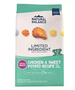 Natural Balance Limited Ingredient Small Breed Adult Grain-Free Dry Dog Food, Chicken & Sweet Potato Recipe, 4 Pound (Pack of 1)