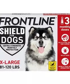 FRONTLINE Shield Flea & Tick Treatment for X-Large Dogs 81-120 lbs., Count of 3