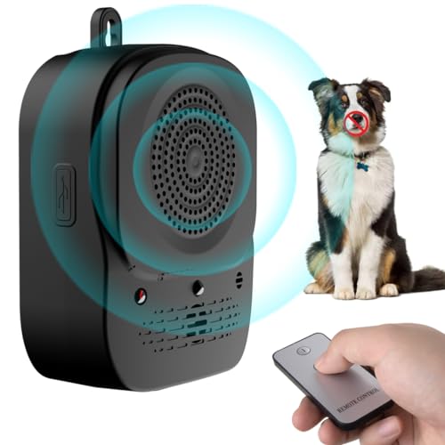 Zigzagmars Anti Barking Devices 2024 Barking Control Devices with Effective 4 Adjustable Sensitivity & Frequency Levels 50 FT Range, Stop Barking Device Indoor Outdoor Sonic Bark Deterrents Silencer