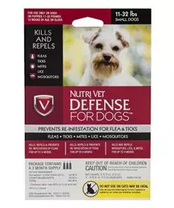 Nutri-Vet Defense Flea & Tick Control for Small Dogs