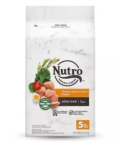 NUTRO NATURAL CHOICE Adult Dry Dog Food, Chicken & Brown Rice Recipe Dog Kibble, 5 lb. Bag