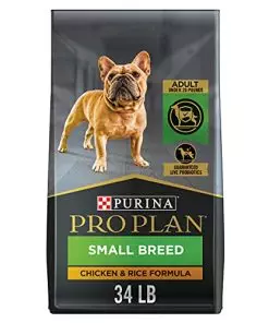 Purina Pro Plan Small Breed Dog Food With Probiotics for Dogs, Shredded Blend Chicken & Rice Formula – 34 lb. Bag