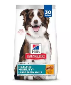 Hill’s Science Diet Healthy Mobility, Adult 1-5, Large Breed Mobility Support, Dry Dog Food, Chicken, Brown Rice, & Barley, 30 lb Bag