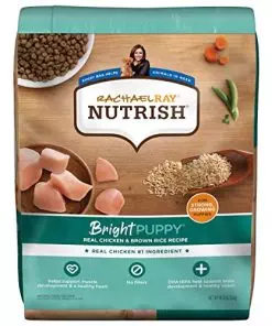 Rachael Ray Nutrish Bright Puppy Premium Natural Dry Dog Food, Real Chicken & Brown Rice Recipe, 14 Pound Bag (Packaging May Vary)