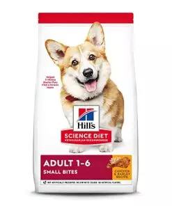 Hill’s Science Diet Dry Dog Food, Adult, Small Bites, Chicken & Barley Recipe, 35 lb. Bag