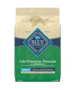 BLUE BUFFALO Life Protection Formula Natural Adult Dry Dog Food, Lamb and Brown Rice 24-lb