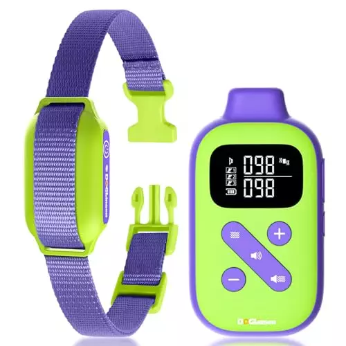 DOGLinsen Dog Training Collar No Shock Vibrating Dog Collar, Vibrating Dog Training Collar No Shock, Beep and Vibration Collar for Small Medium Large Dogs, Safe and Humane