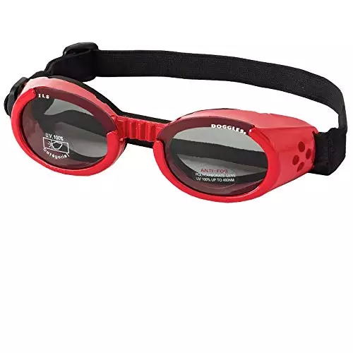 Doggles ILS Eyewear Goggles for Dogs Red Size XS