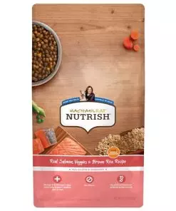 Nutrish Rachael Ray Real Salmon, Veggies & Brown Rice Recipe Dry Dog Food, 5.5 lb. Bag