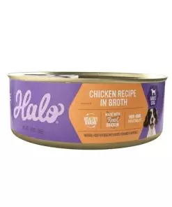 Halo Adult Dog Chicken Stew 5.5 oz. Can (Pack of 12)